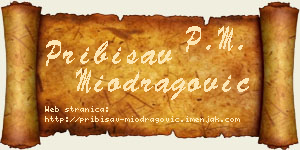 Pribisav Miodragović vizit kartica